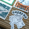 5 Set de 4 Stickers ENCRE AO – Mix