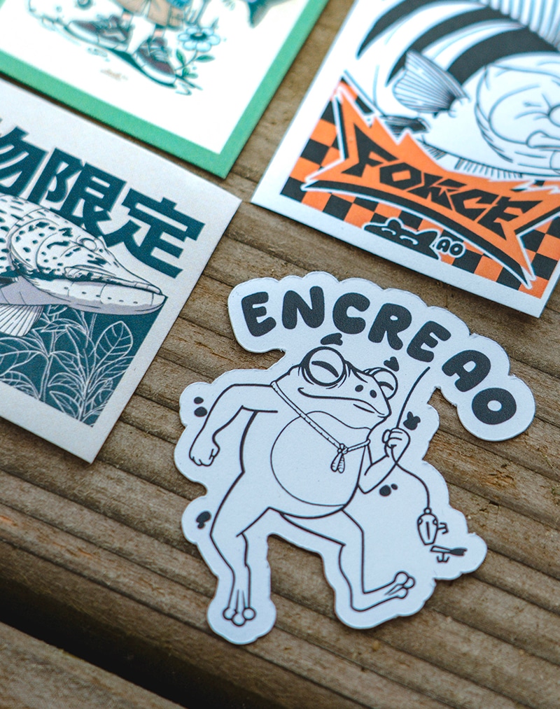 5 Set de 4 Stickers ENCRE AO – Mix