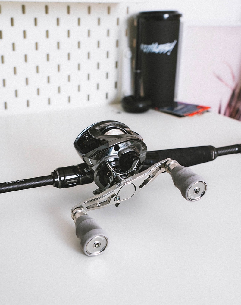 DSC01311 Handle Maktub Silver 100 Shimano 7x4 (Limited)