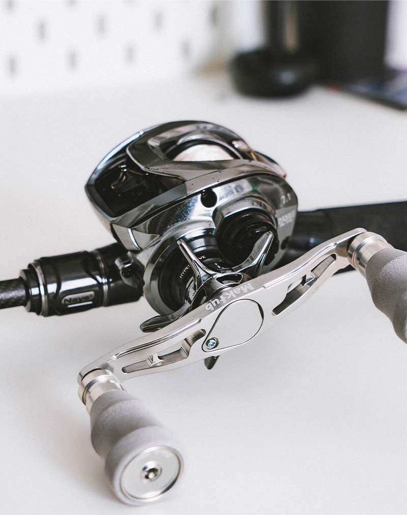 DSC01312 Handle Maktub Silver 100 Shimano 7x4 (Limited)