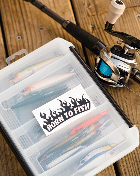 borntofish Stickers Born to fish