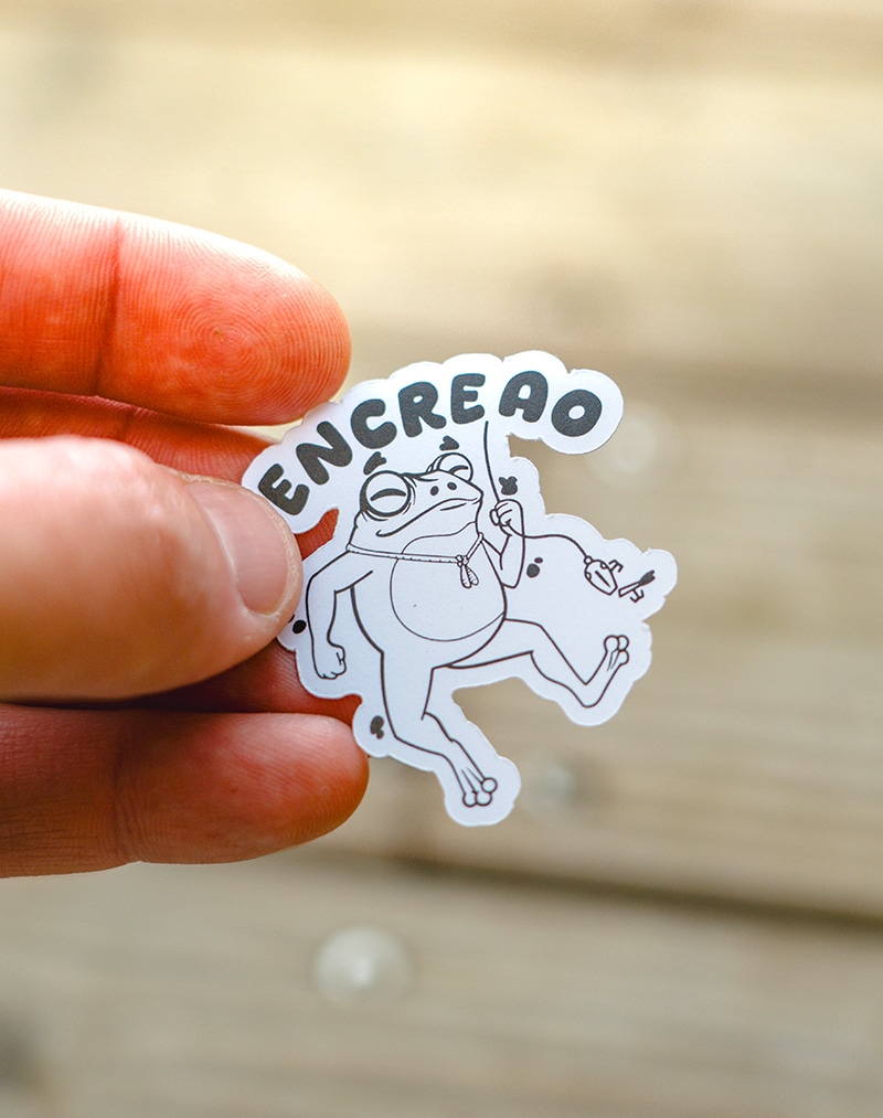 orange Set de 4 Stickers ENCRE AO – Mix