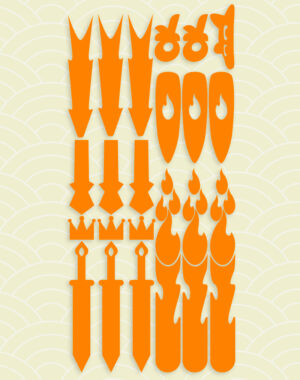 Stick à Swim v1 Orange