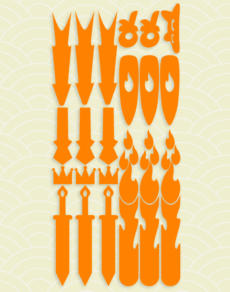 Stick à Swim v1 Orange