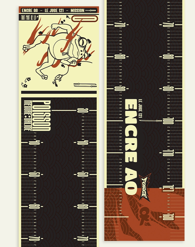 toise Toise "Le Juge 121" – Design par Romain Pêche