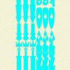 stickswimbleu Stick à Swim v1 Bleu cyan