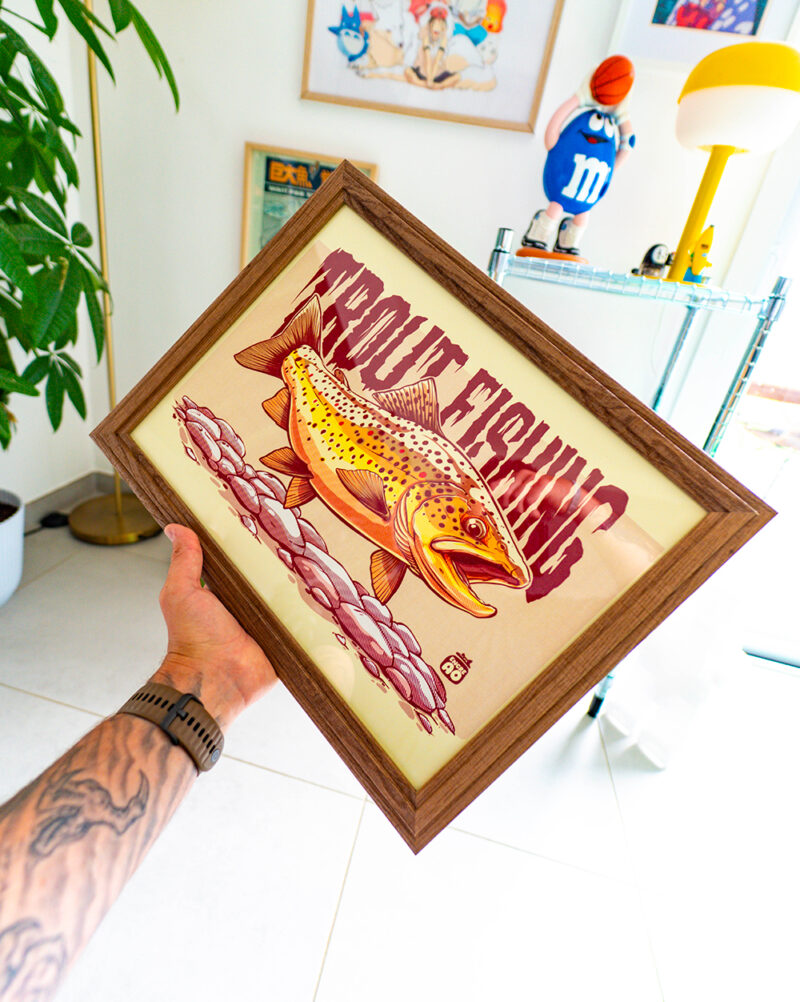 Print - TROUT FISHING