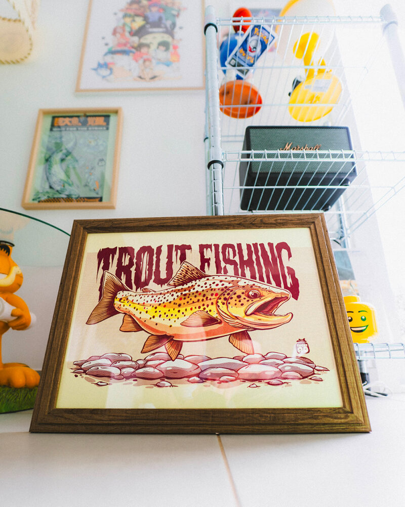 Print - TROUT FISHING