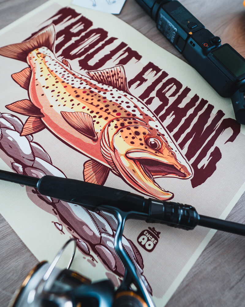 Print - TROUT FISHING