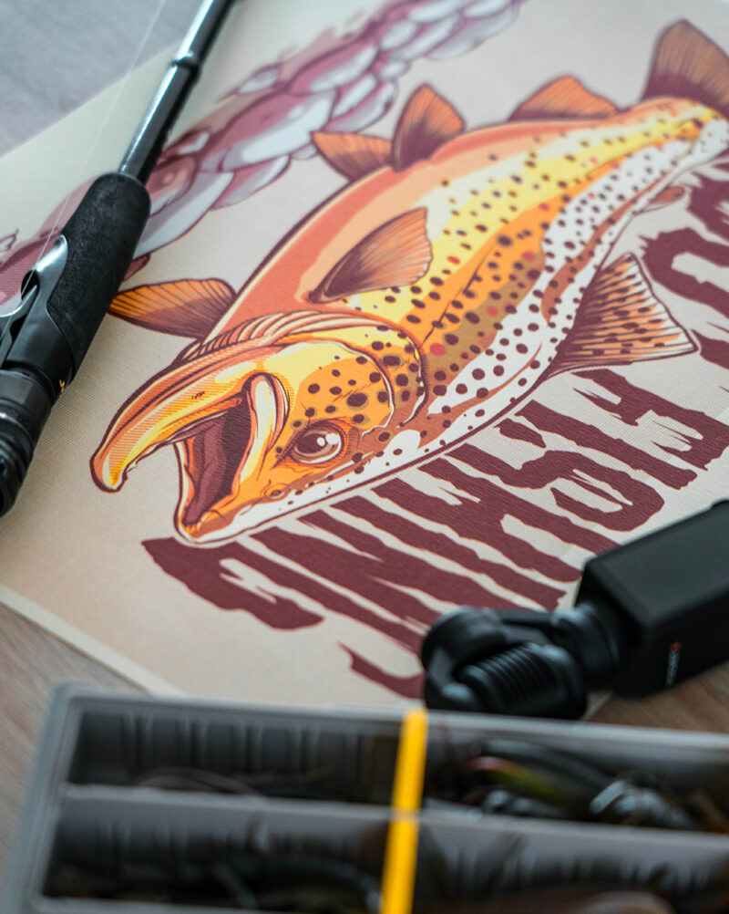 Print - TROUT FISHING