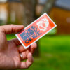 DSC06437 Stickers Cast or die - Orange