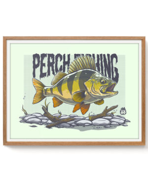 Print - PERCH FISHING