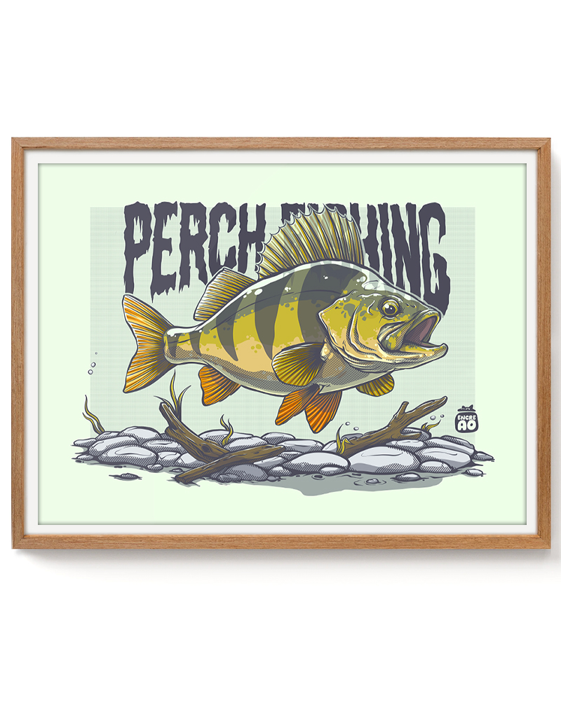 Print - PERCH FISHING